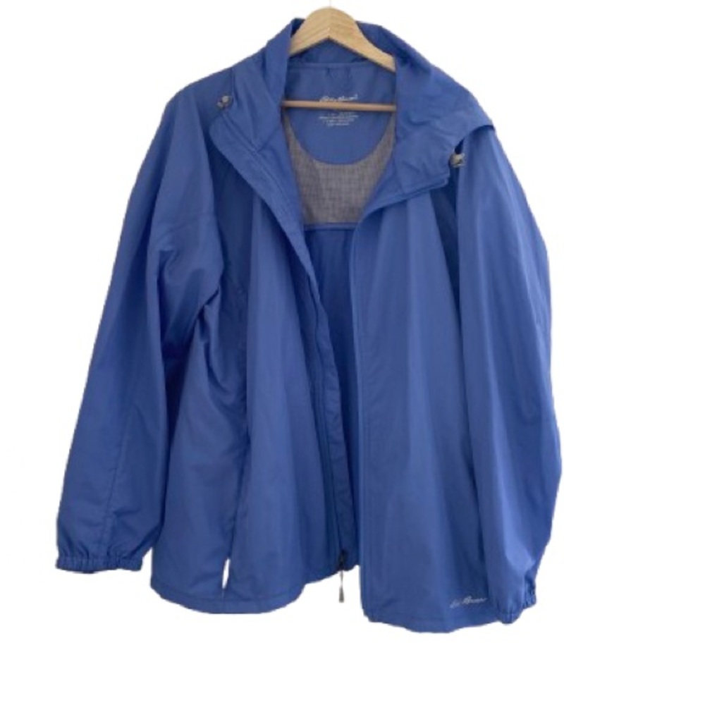 Eddie Bauer Blue Windbreaker Jacket
